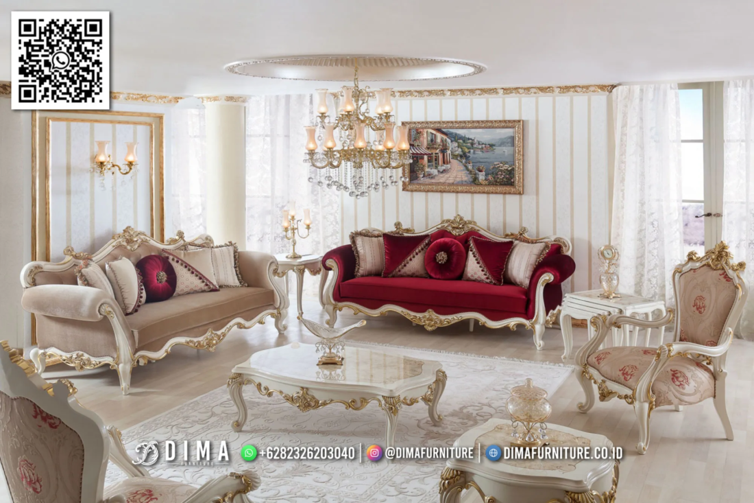 Sofa Tamu Jepara Mewah – Desain Cantik Dan Eksklusif 19STC