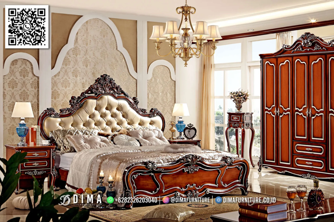 Kamar Set Mewah Ukiran Jati Elegan Dima 43STC