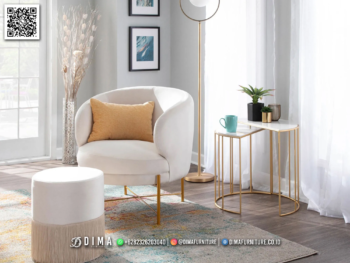 Kursi Sofa Single Elegan Desain Minimalis Eksklusif 38STC