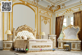 Set Kamar Mewah Ukiran Klasik Gold Glamorous 44STC