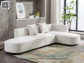 Sofa L Mewah Modern Minimalis Desain Premium 39STC