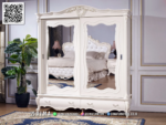 Armonia Lemari Pakaian Klasik Cermin 2 Pintu Geser 73STC