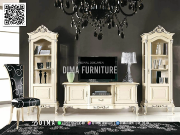 Bufet TV Klasik Mewah Dima Elegance Desain Premium 48STC
