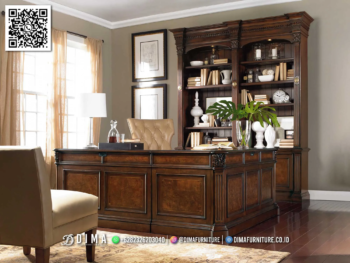 Meja Kantor Klasik Mewah Dima Grandwood Executive 78STC