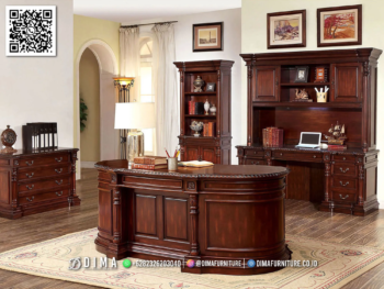 Set Meja Kantor Mewah Dima Imperial Classic Luxury 67STC