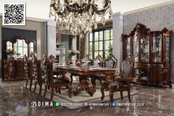 Set Meja Makan Mewah Dima Imperial Classic Luxury 51STC