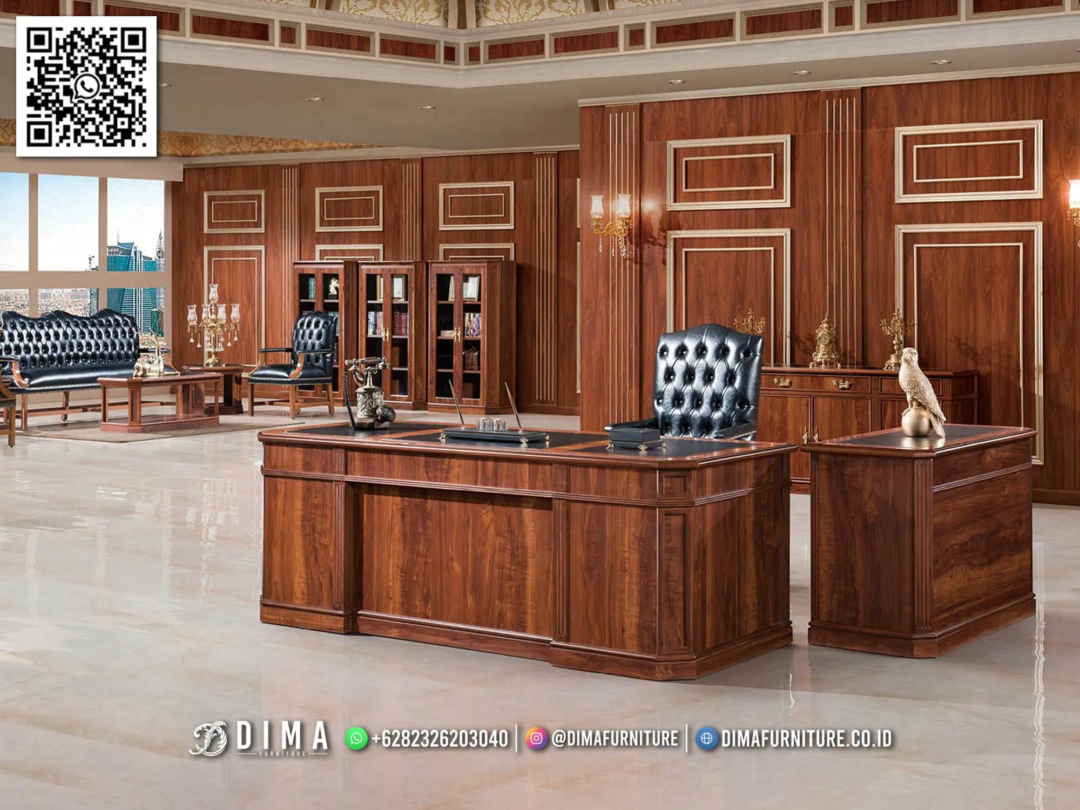 Furniture Kantor Eksekutif Kayu Jati Asli Jepara 111STC