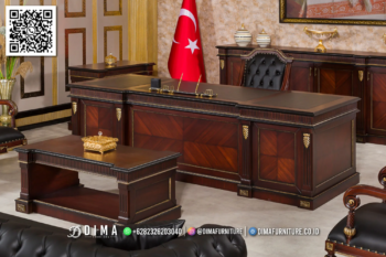 Meja Direktur Elegan Dima Imperial – Gaya Klasik Mewah 128STC