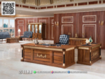 Meja Kantor Mewah Dima Royale – Elegant Executive Desk 112STC