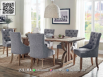 Meja Makan Alverna Premium Klasik Natural Elegan 124STC