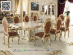Meja Makan Ukir Mewah Dima Imperial – Sentuhan Elegan 130STC