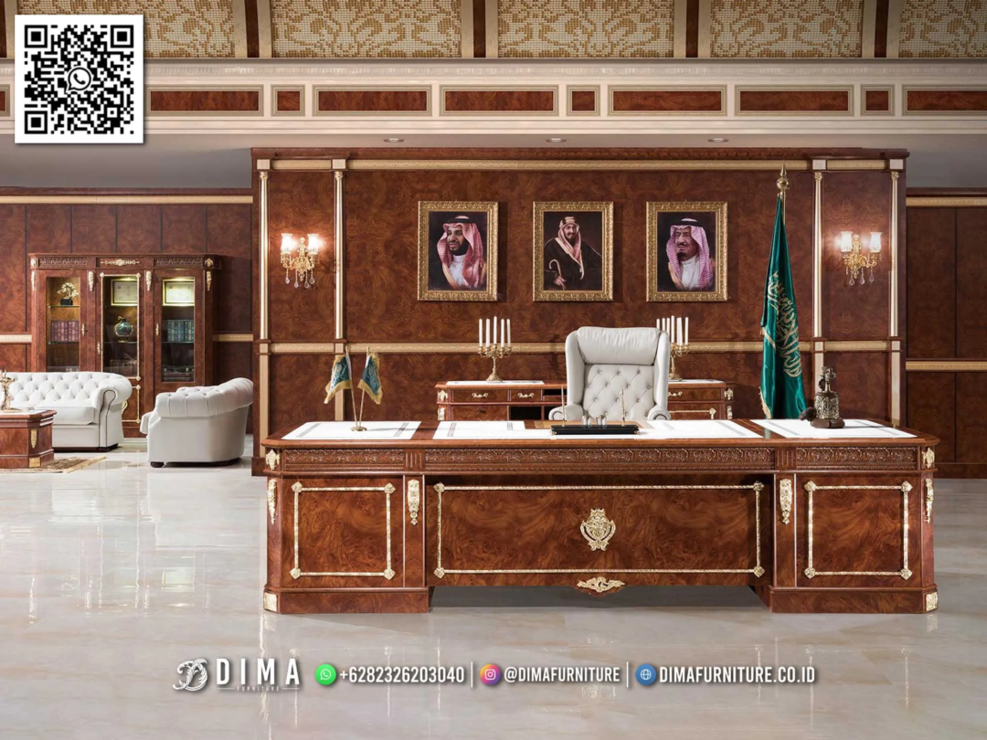 Set Kantor Eksekutif Mewah Jati Jepara High Quality 110STC