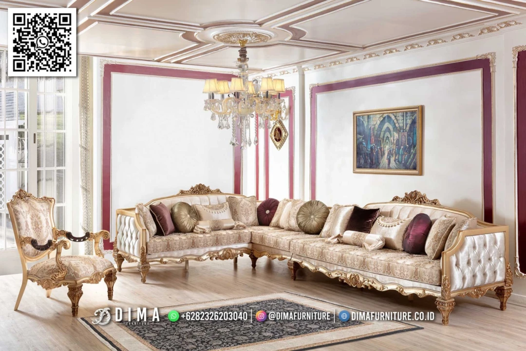 Sofa Mewah Orlena Majesty Klasik Premium Jepara 153STC