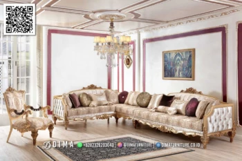 Sofa Mewah Orlena Majesty Klasik Premium Jepara 153STC