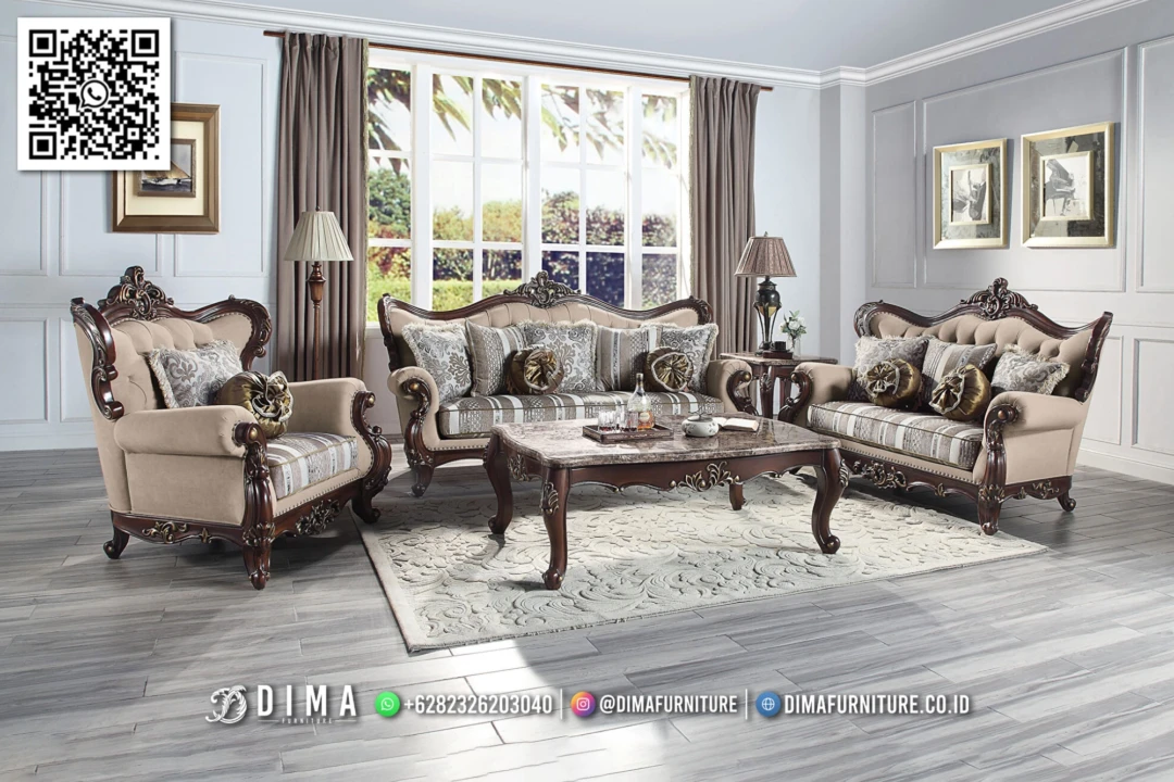 Sofa Tamu Mewah Dima Royale – Elegan Eksklusif 141STC Sofa Tamu Mewah Dima Royale – Elegan Eksklusif 141STC