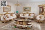 Sofa Tamu Ukiran Jepara Mewah Gold Dima Furniture 150STC
