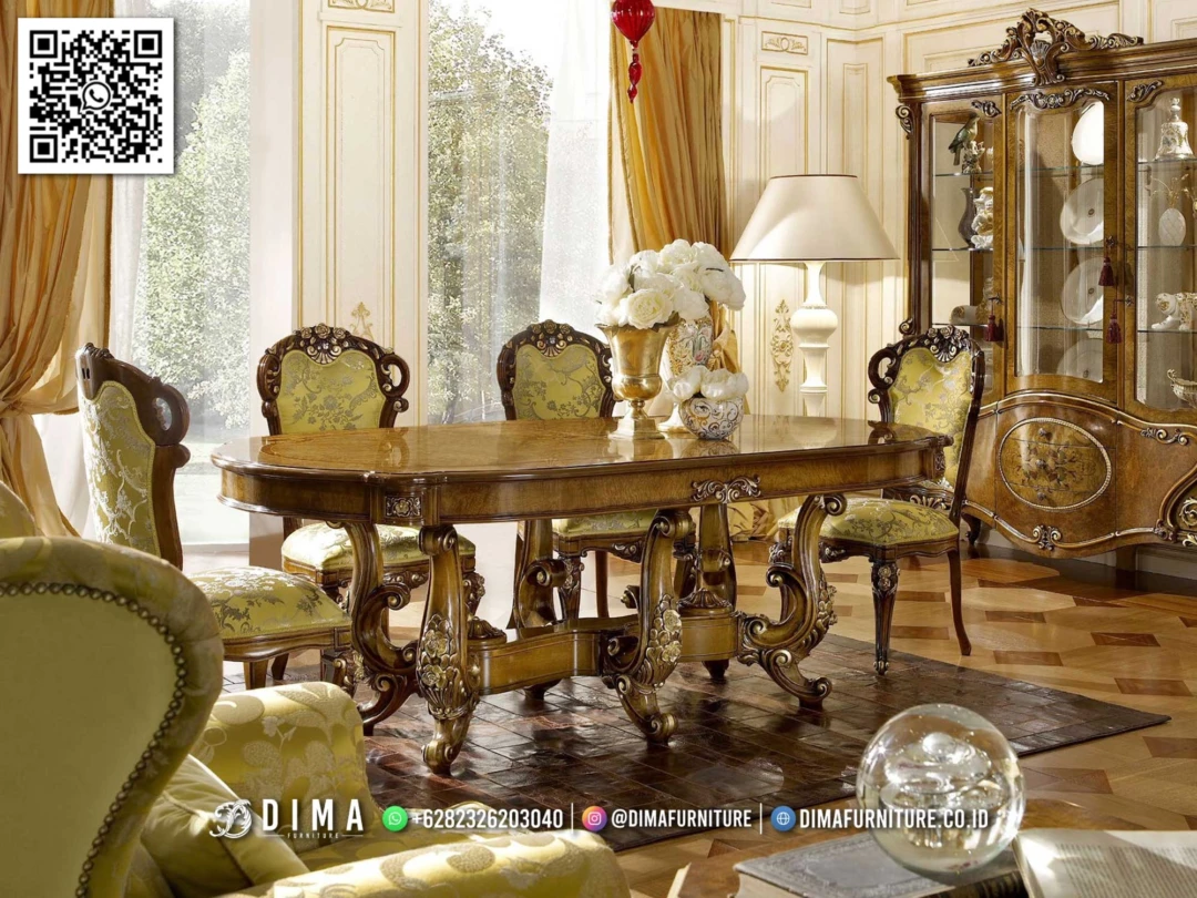 Furniture Jepara: Keunggulan, Kualitas, dan Daya Tariknya 4 Dining Set Savannah