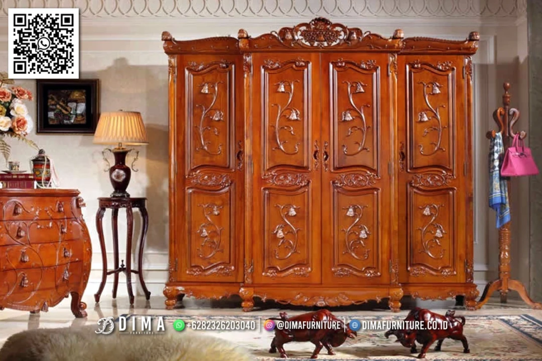 Lemari Jati Mewah Royal Classic