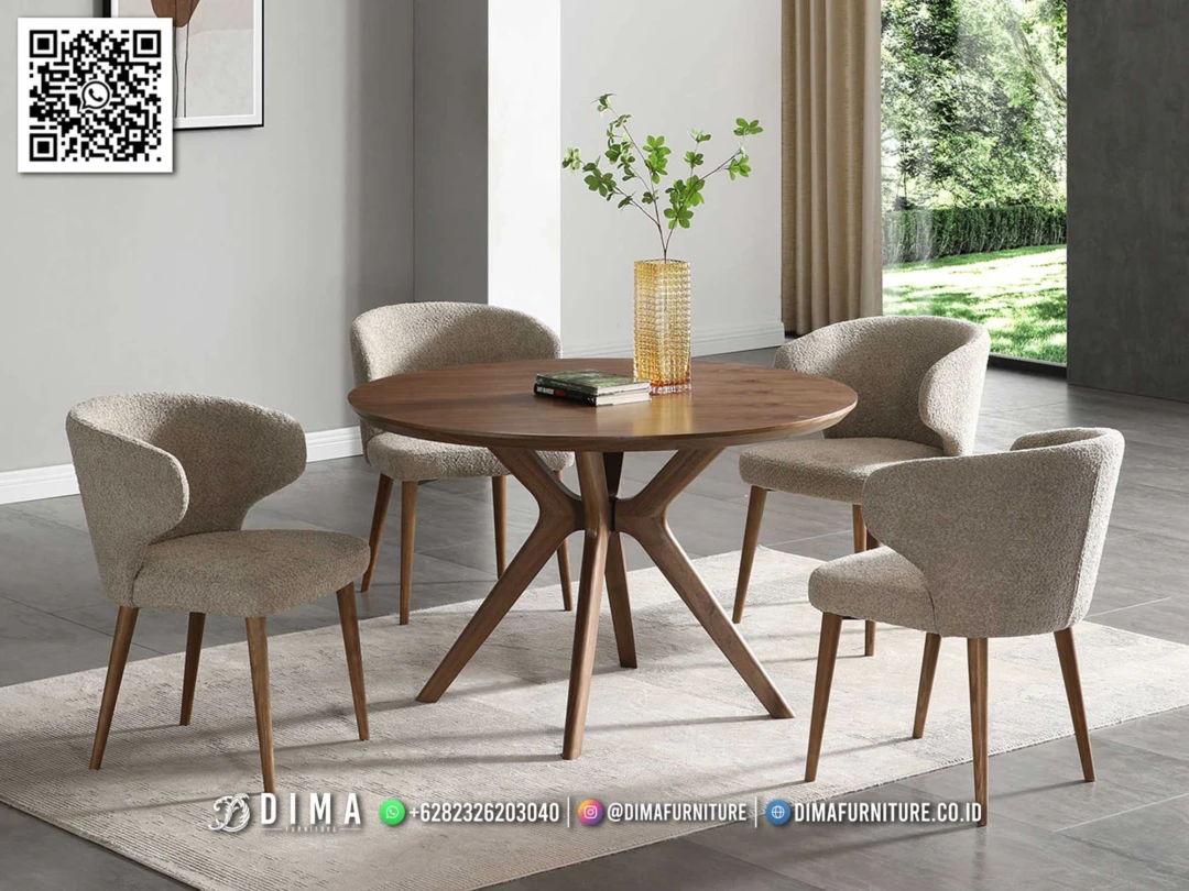 Meja Makan Minimalis Modern Woodline