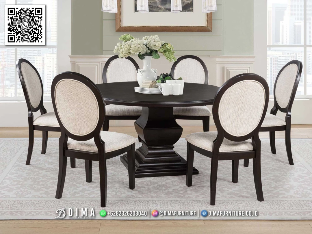 Meja Makan Minimalis Darkwood 