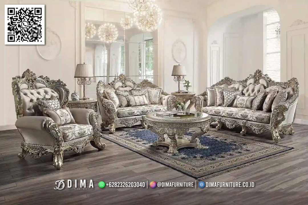 Set Sofa Ruang Tamu Mewah Imperial Jeslyn Classic 164STC Set Sofa Ruang Tamu Mewah Imperial Jeslyn Classic 164STC