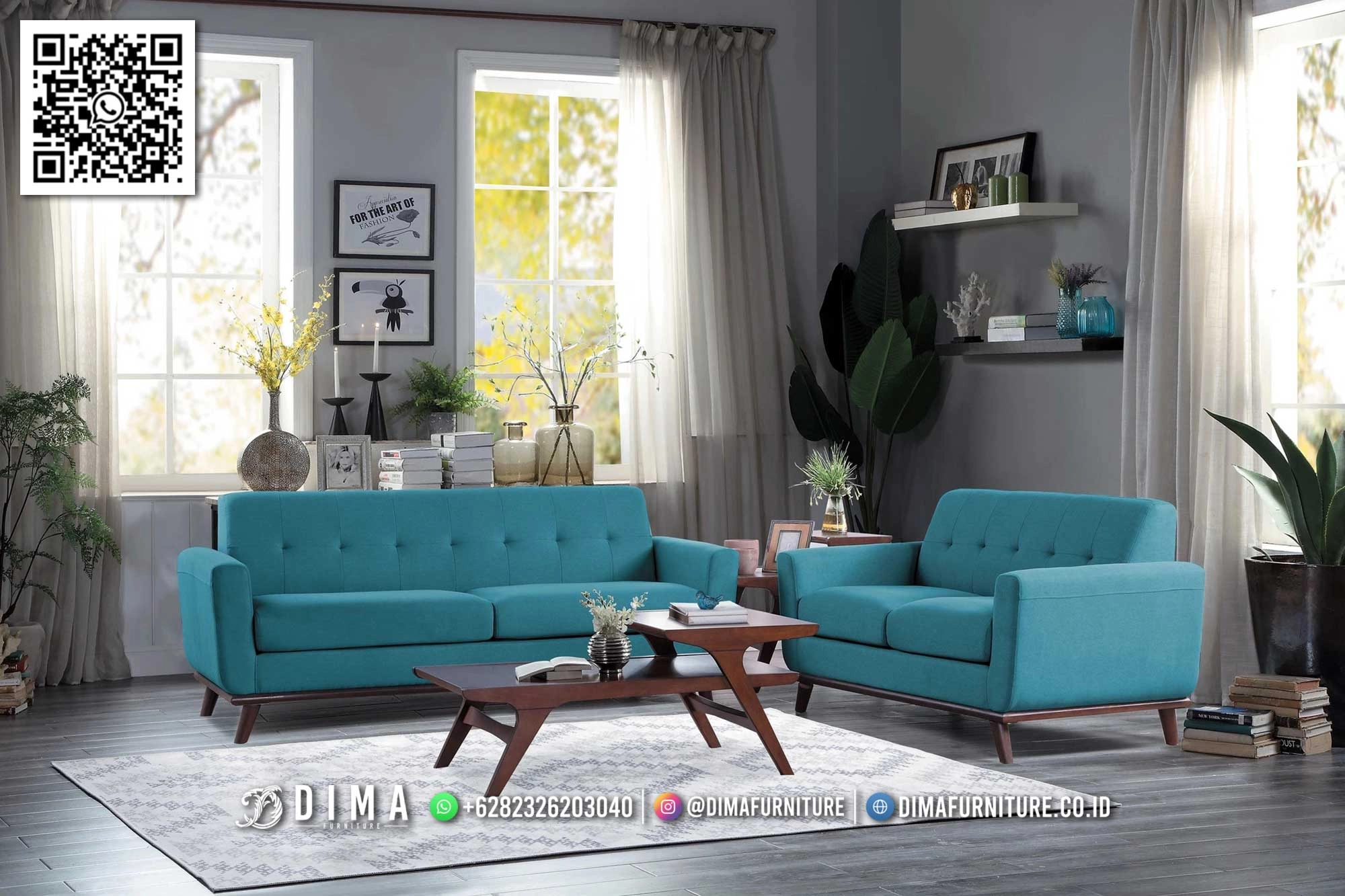 Sofa Ruang Tamu Elviera – Tampilan Modern Chic 167STC Sofa Ruang Tamu Elviera – Tampilan Modern Chic 167STC