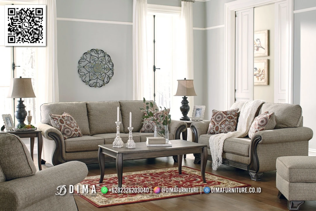 Set Sofa Ruang Tamu Classic Custom Furniture Jepara 188STC