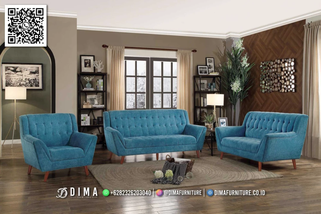 Sofa Ruang Tamu Lorenne Blue