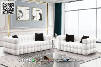Sofa Tamu Minimalis Modern Lavora White 201STC