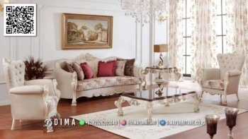 Sofa Ukir Mewah Ruang Tamu Calista Original 344STC