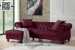 Sofa Tamu Chesterfield L Elegan Elise Velvet 358STC