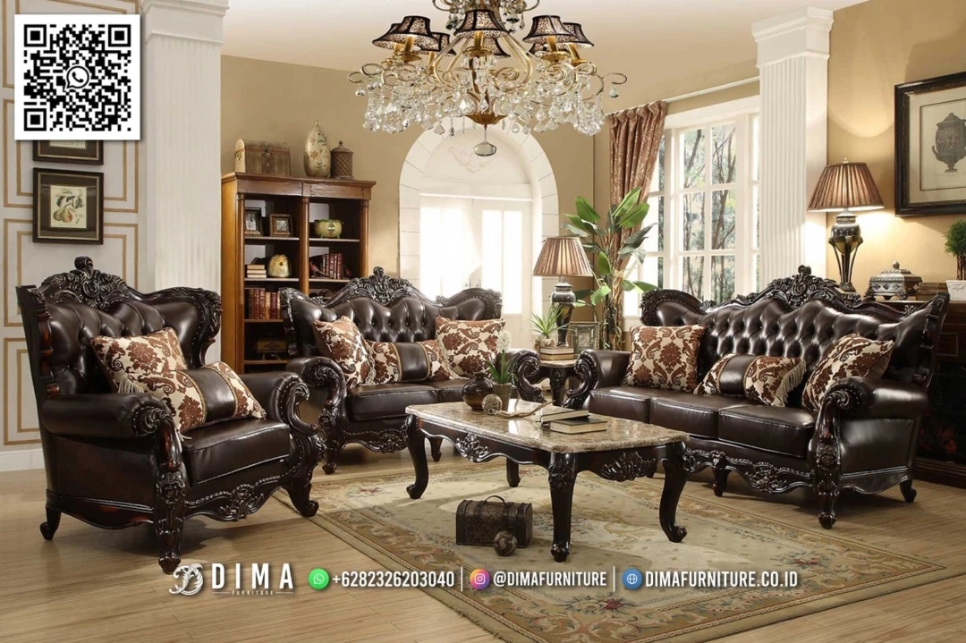 Sofa Tamu Mewah Milano Set 321 Diskon Besar 354STC