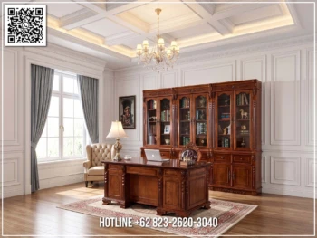 Furniture Kantor Jati Modern Premium Paling Dicari 382STC