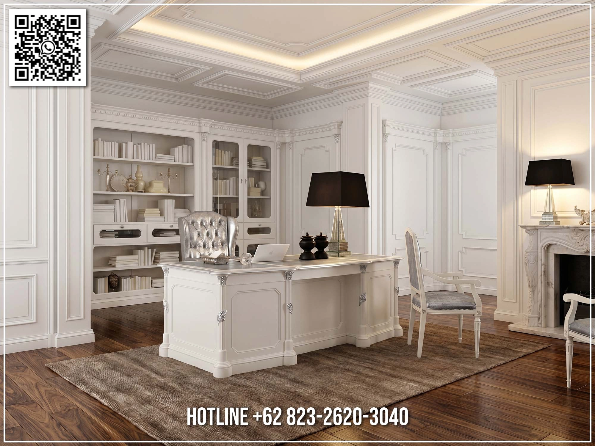 Meja Direktur Mewah Classy Athena Awesome 384STC Meja Direktur Mewah Classy Athena Awesome 384STC