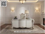Meja Kantor Putih Elegan Luxury Luna Executive 386STC