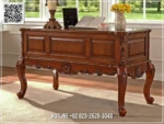 Meja Kantor Ukir Jati Solid Exclusive Signature 370STC