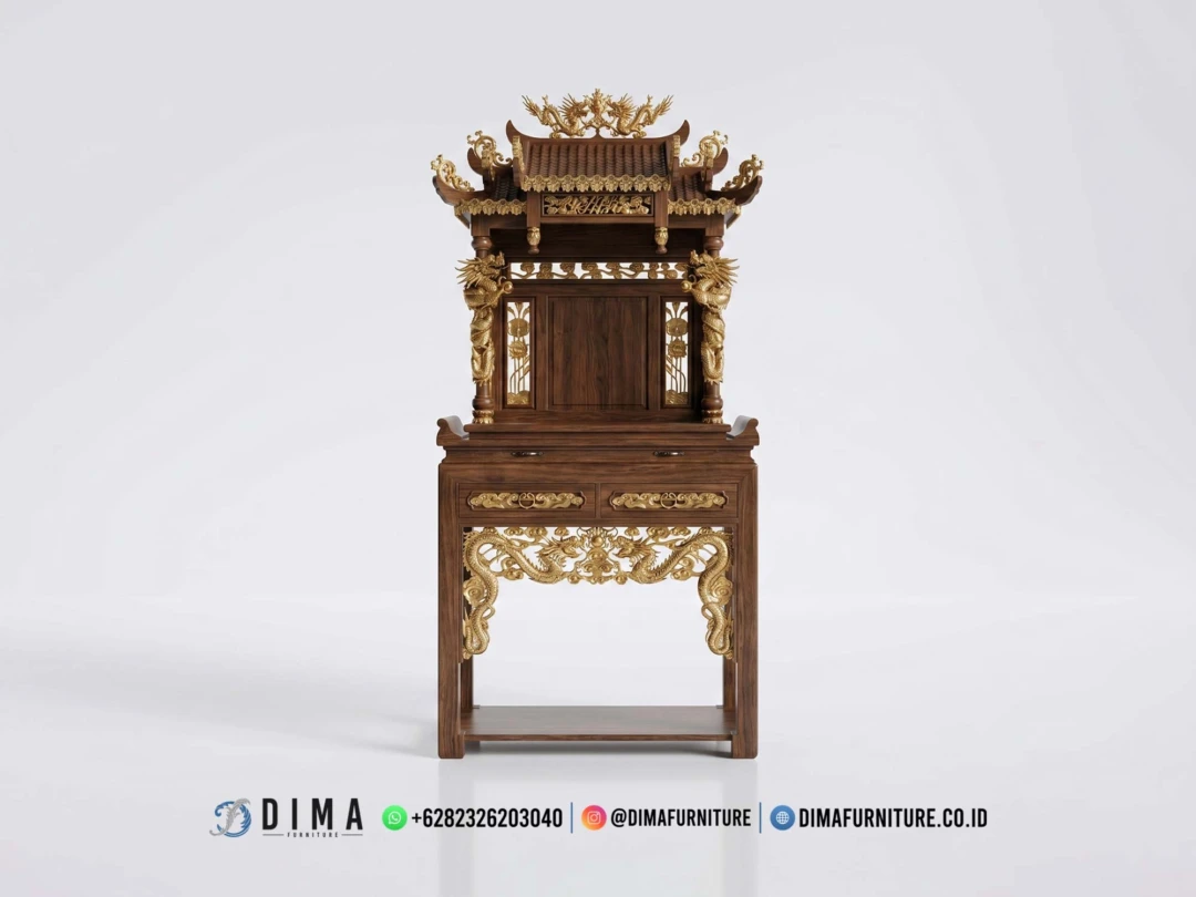 Altar Sembahyang Mewah Gold