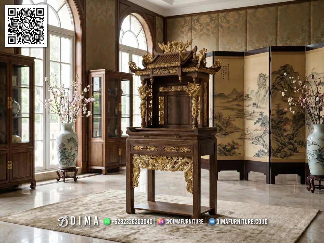 Altar Sembahyang Mewah Golden Dragon Dynasty 389STC