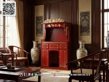 Altar Sembahyang Oriental Jati Luxury Koleksi Terbaru 387STC