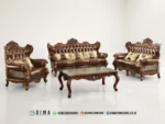 Sofa Tamu Jepara Mewah Jati Premium Veliah 398STC 1 Jual Sofa Jati Ukir 398STC