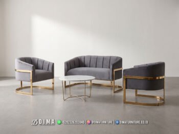Jual Set Sofa Tamu Modern Abu Jepara 501STC