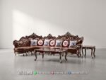 Sofa Sudut Ukir Jati Jepara Mewah 399STC
